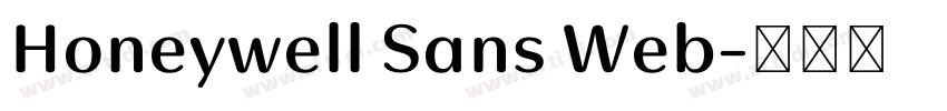 Honeywell Sans Web字体转换